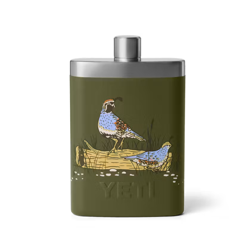 YETI Rambler Flask 7 oz Licorera Upland Olive | Yeti Market