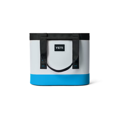 YETI CAMINO 35 CARRYALL TOTE BAG FOG GRAY/BLUE | Yeti Market 