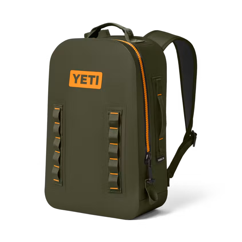 YETI MOCHILA PANGA 28L WATERPROOF - OLIVE/KING CRAB ORANGE