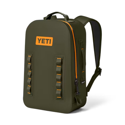 YETI MOCHILA PANGA 28L WATERPROOF BACKPACK - OLIVE/KING CRAB ORANGE