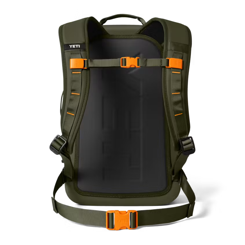 YETI MOCHILA PANGA 28L WATERPROOF - OLIVE/KING CRAB ORANGE