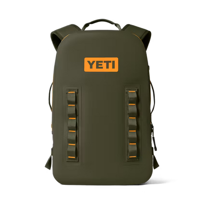 YETI MOCHILA PANGA 28L WATERPROOF BACKPACK - OLIVE/KING CRAB ORANGE