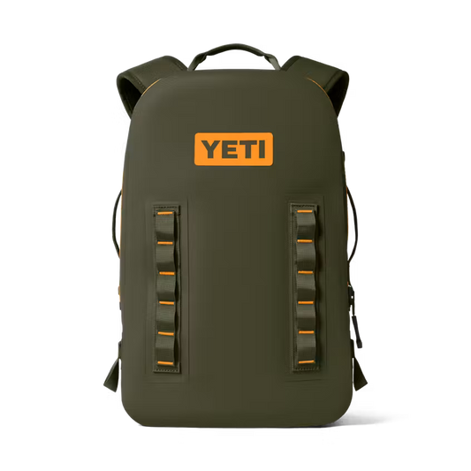 YETI MOCHILA PANGA 28L WATERPROOF BACKPACK - OLIVE/KING CRAB ORANGE