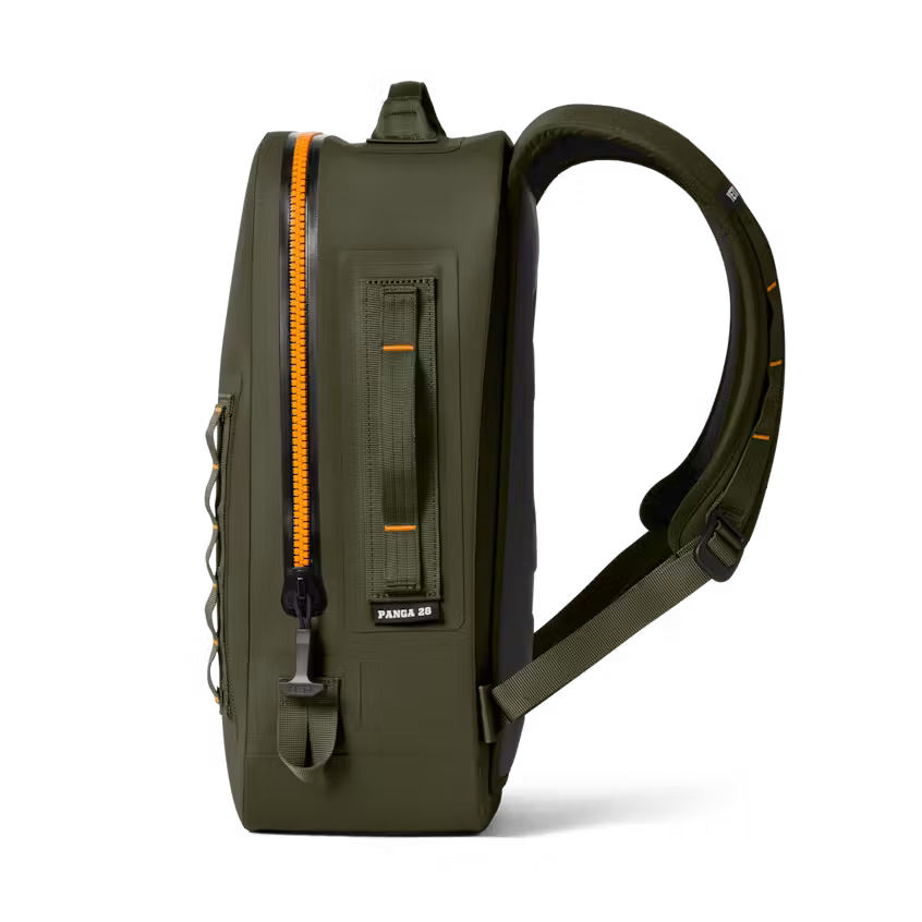 YETI MOCHILA PANGA 28L WATERPROOF - OLIVE/KING CRAB ORANGE