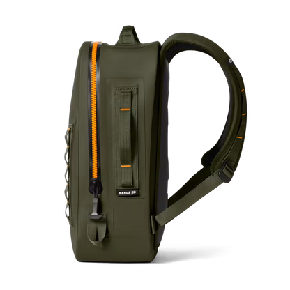 YETI MOCHILA PANGA 28L WATERPROOF BACKPACK - OLIVE/KING CRAB ORANGE
