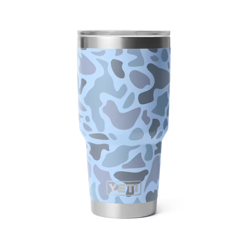 RAMBLER® 30 OZ TUMBLER BLUE CAMO | Yeti Market