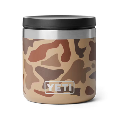 FOOD JAR 8 OZ WETLANDS CAMO