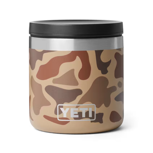 FOOD JAR 8 OZ WETLANDS CAMO