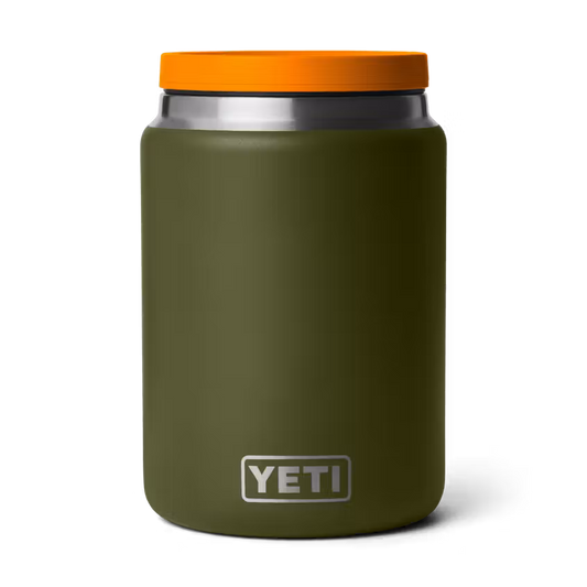 YETI RAMBLER FOOD JAR 24OZ INSULATED OLIVE/KING CRAB ORANGE | Yeti Market 