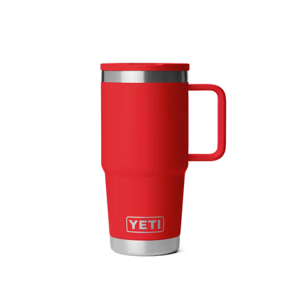 YETI 20 OZ TRAVEL MUG STRAW RESCUE RED | Yeti Market