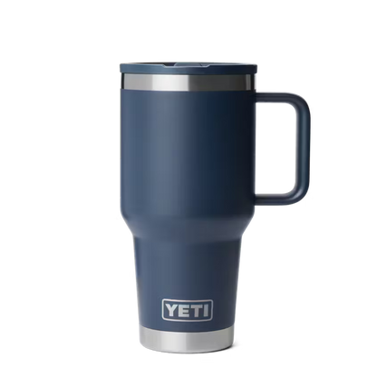 YETI 30 OZ TRAVEL MUG STRAW NAVY | Yeti Market