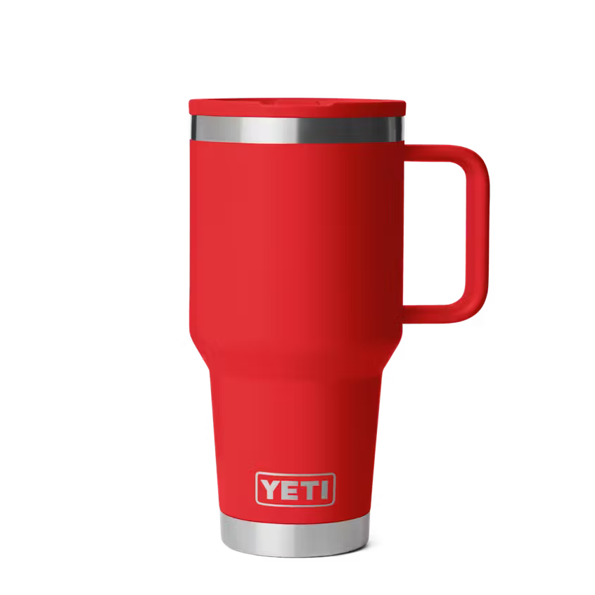 YETI 30 OZ TRAVEL MUG STRAW RESCUE RED | Yeti Market