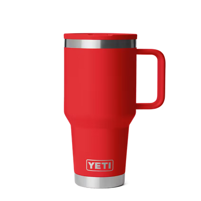 YETI 30 OZ TRAVEL MUG STRAW RESCUE RED | Yeti Market