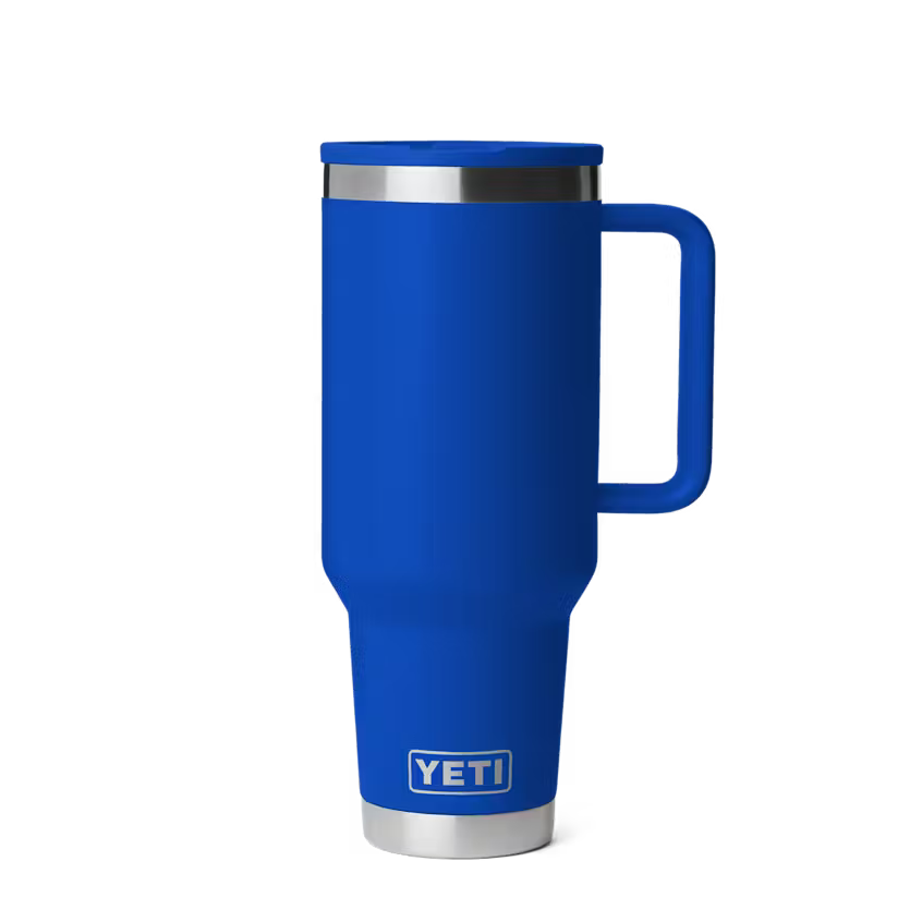 YETI 40 OZ TRAVEL MUG STRAW ROYAL BLUE | Yeti Market