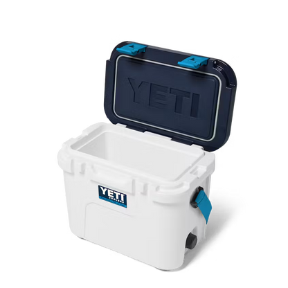 ROADIE® 15 HARD COOLER FOG GRAY/BLUE | Yeti Market