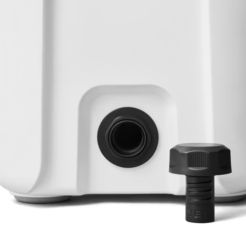 HIELERA RIGIDA YETI ROADIE 15 HARD COOLER - WHITE/BLUE