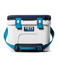 HIELERA RIGIDA YETI ROADIE 15 HARD COOLER - WHITE/BLUE