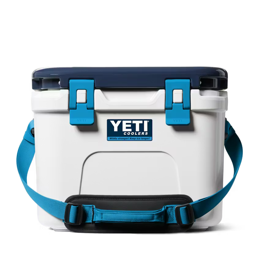 ROADIE® 15 HARD COOLER FOG GRAY/BLUE | Yeti Market