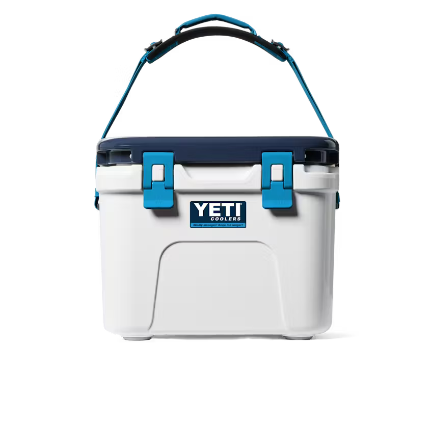 ROADIE® 15 HARD COOLER FOG GRAY/BLUE | Yeti Market