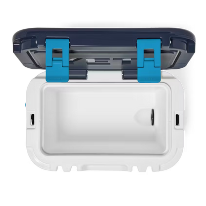 ROADIE® 15 HARD COOLER FOG GRAY/BLUE | Yeti Market