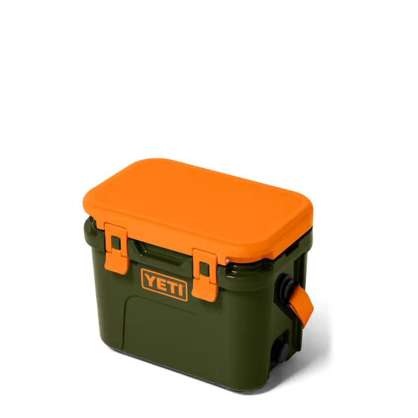HIELERA RIGIDA YETI ROADIE 15 OLIVE/KING CRAB ORANGE | Yeti Market