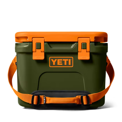 HIELERA RIGIDA YETI ROADIE 15 OLIVE/KING CRAB ORANGE | Yeti Market