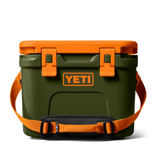 HIELERA RIGIDA YETI ROADIE 15 OLIVE/KING CRAB ORANGE | Yeti Market