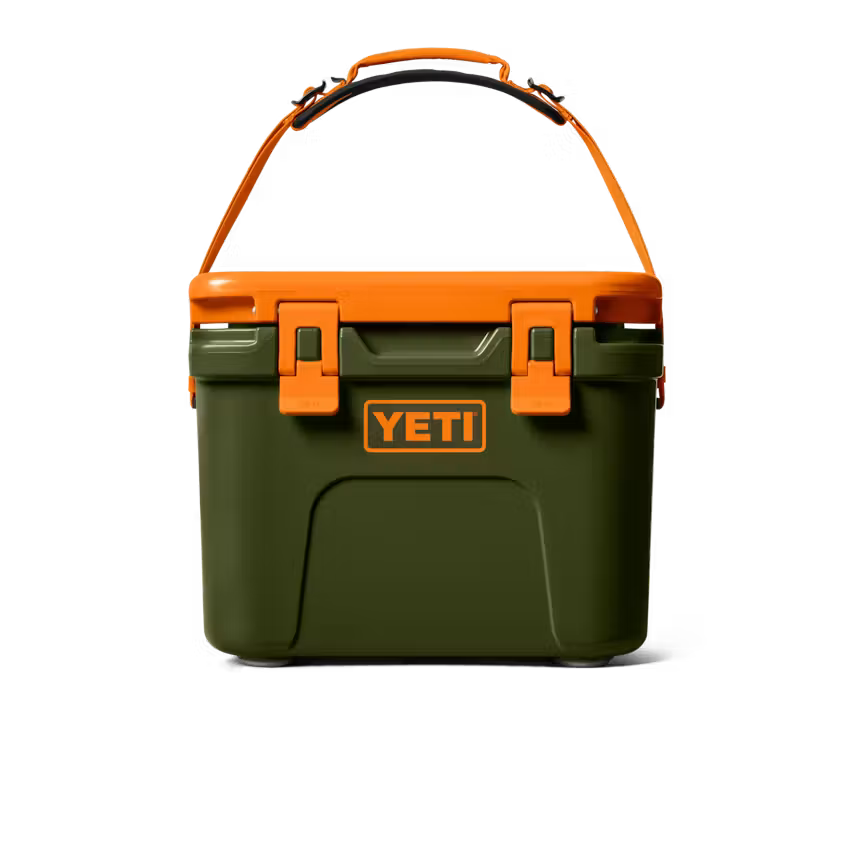 HIELERA RIGIDA YETI ROADIE 15 OLIVE/KING CRAB ORANGE | Yeti Market