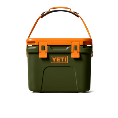 HIELERA RIGIDA YETI ROADIE 15 OLIVE/KING CRAB ORANGE | Yeti Market