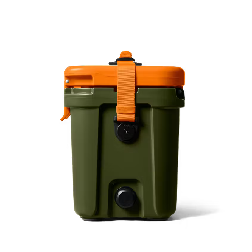HIELERA RIGIDA YETI ROADIE 15 OLIVE/KING CRAB ORANGE | Yeti Market