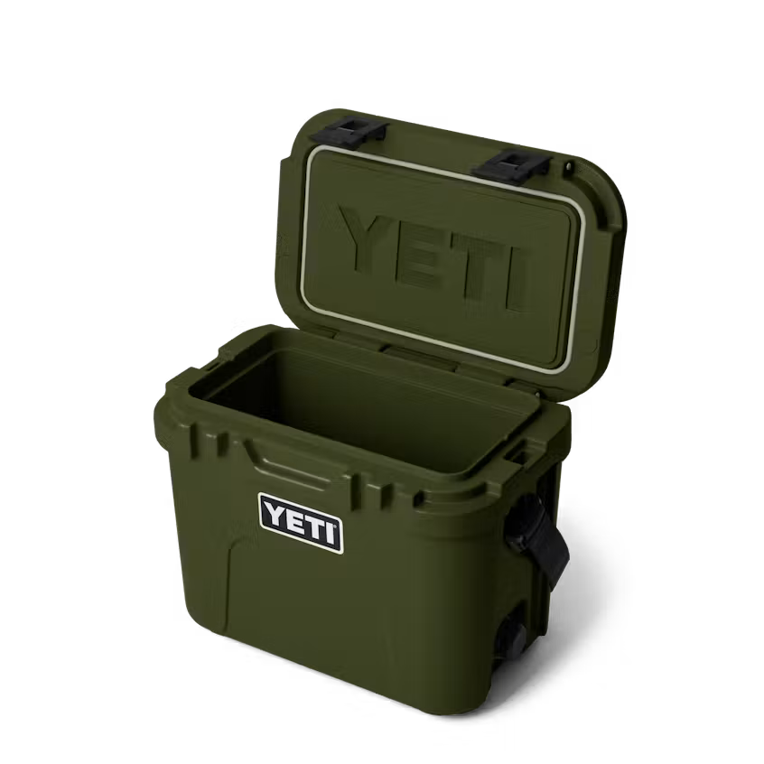HIELERA RIGIDA YETI ROADIE 15 HARD COOLER - OLIVE
