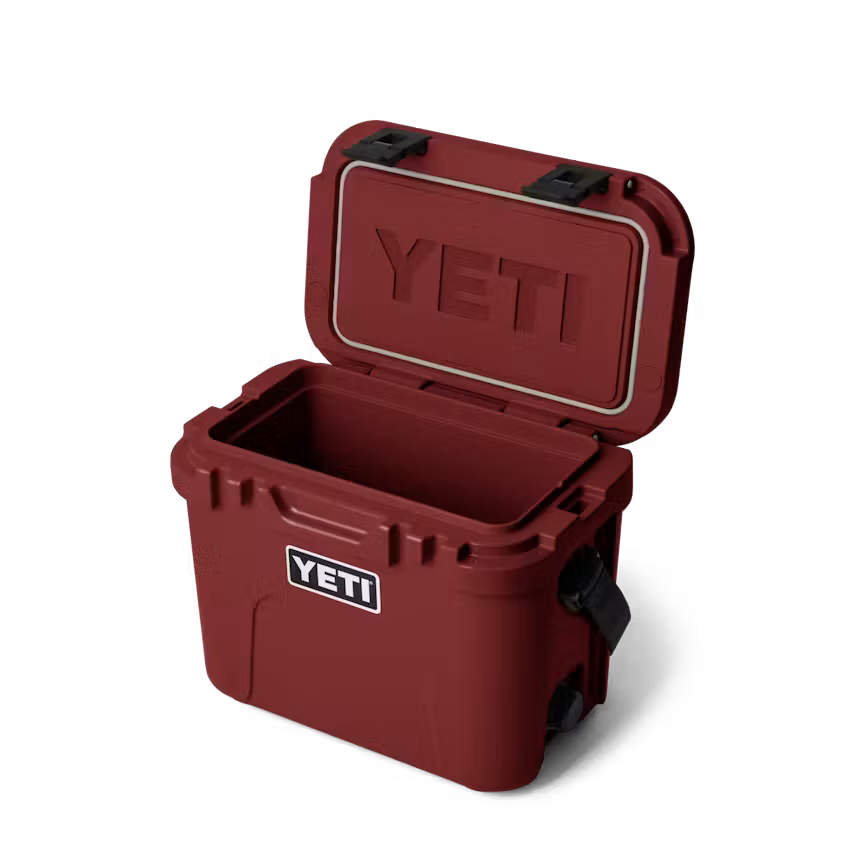 HIELERA RIGIDA YETI ROADIE 15 HARD COOLER STAG RED