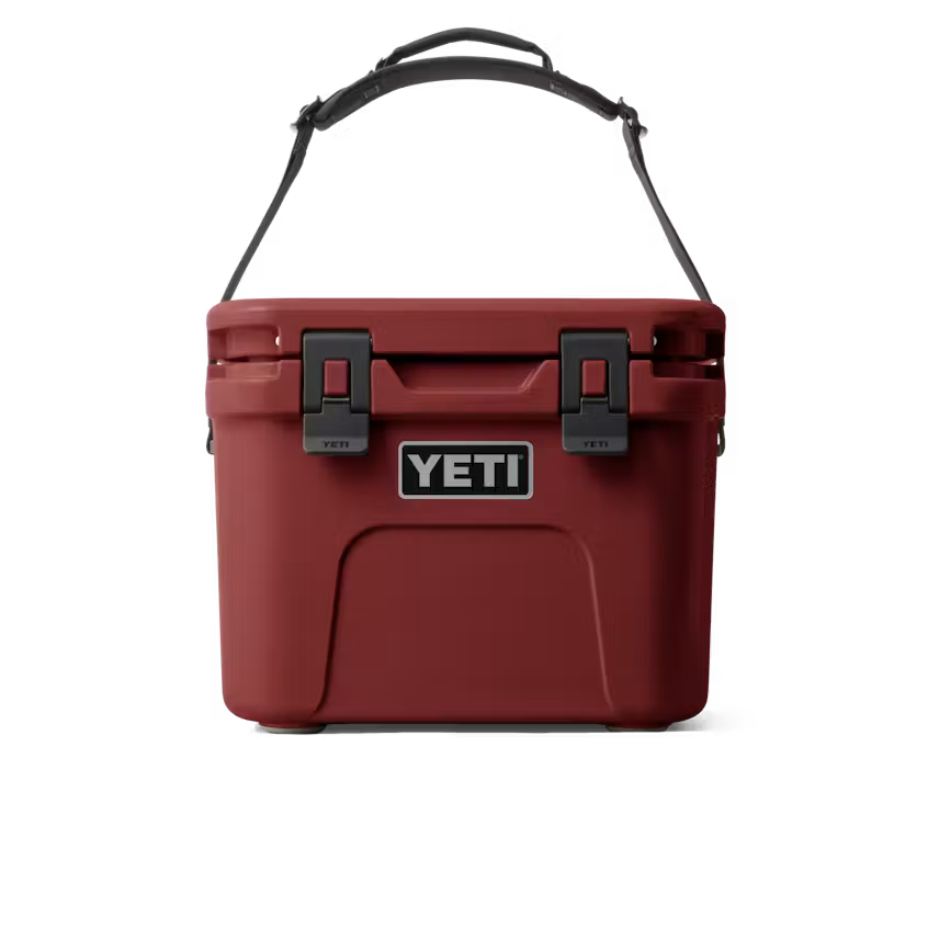 HIELERA RIGIDA YETI ROADIE 15 HARD COOLER STAG RED