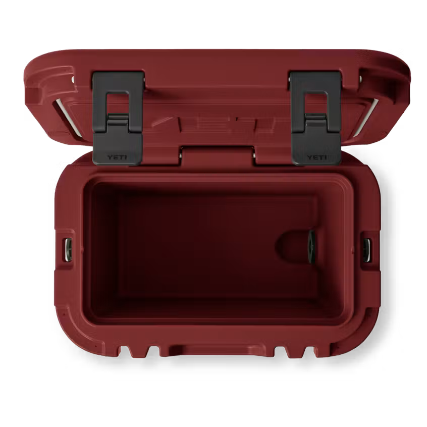 HIELERA RIGIDA YETI ROADIE 15 HARD COOLER STAG RED