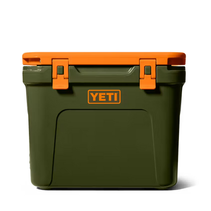 YETI RIGIDA ROADIE 32 WHEELED COOLER OLIVE/KING CRAB ORANGE | Yeti Market