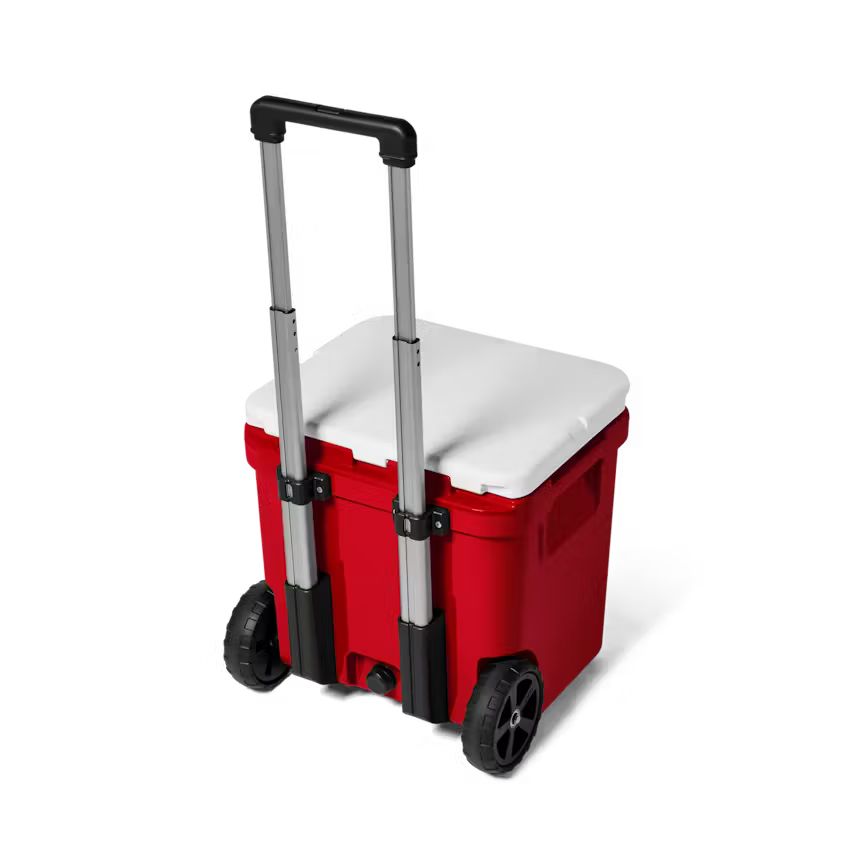 HIELERA RIGIDA YETI ROADIE 48 WHEELED COOLER RESCUE RED/WHITE/NAVY | Yeti Market