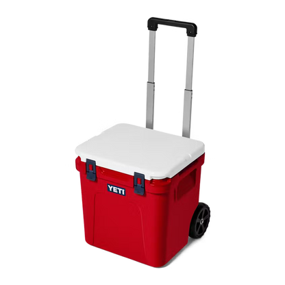 HIELERA RIGIDA YETI ROADIE 48 WHEELED COOLER RESCUE RED/WHITE/NAVY | Yeti Market