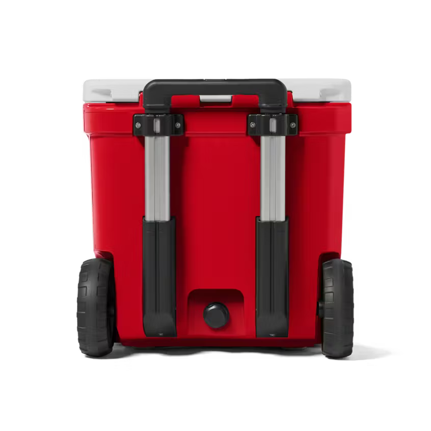 HIELERA RIGIDA YETI ROADIE 48 WHEELED COOLER - RESCUE RED/WHITE/NAVY
