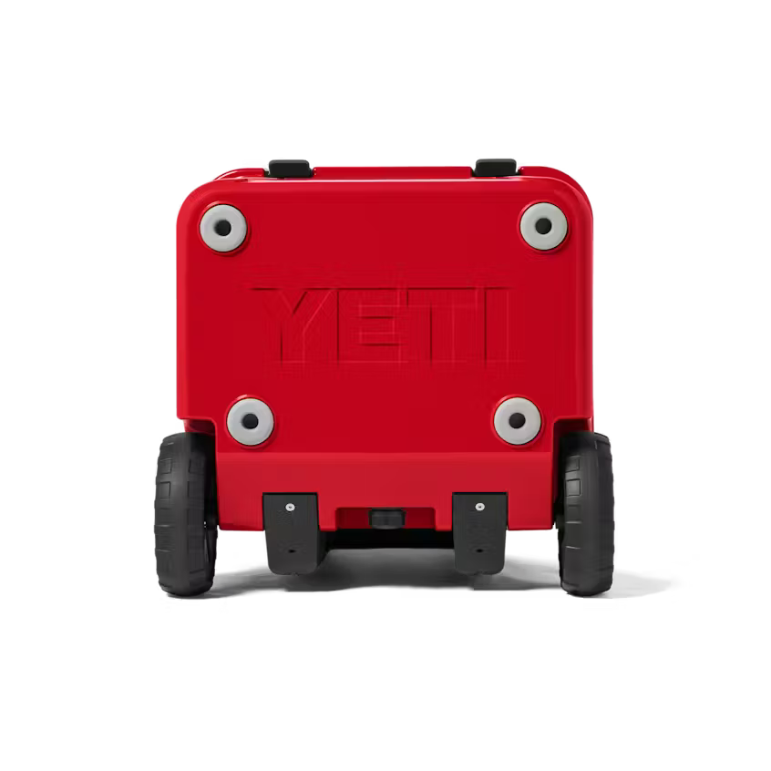 HIELERA RIGIDA YETI ROADIE 48 WHEELED COOLER RESCUE RED/WHITE/NAVY | Yeti Market