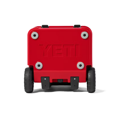 HIELERA RIGIDA YETI ROADIE 48 WHEELED COOLER RESCUE RED/WHITE/NAVY | Yeti Market
