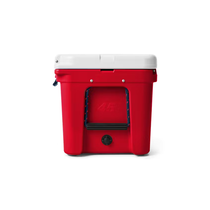 HIELERA RIGIDA YETI TUNDRA 45 HARD COOLER - RESCUE RED/WHITE/NAVY