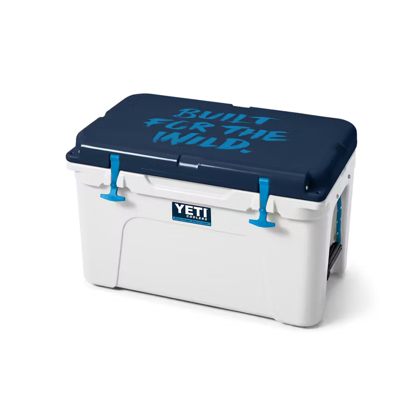 HIELERA RÍGIDA YETI TUNDRA® 45 HARD COOLER WHITE/BLUE