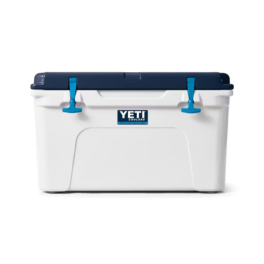 TUNDRA® 45 HARD COOLER WHITE/BLUE | Yeti Market