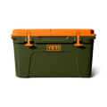 HIELERA RIGIDA YETI TUNDRA 45 HARD COOLER - OLIVE/KING CRAB ORANGE
