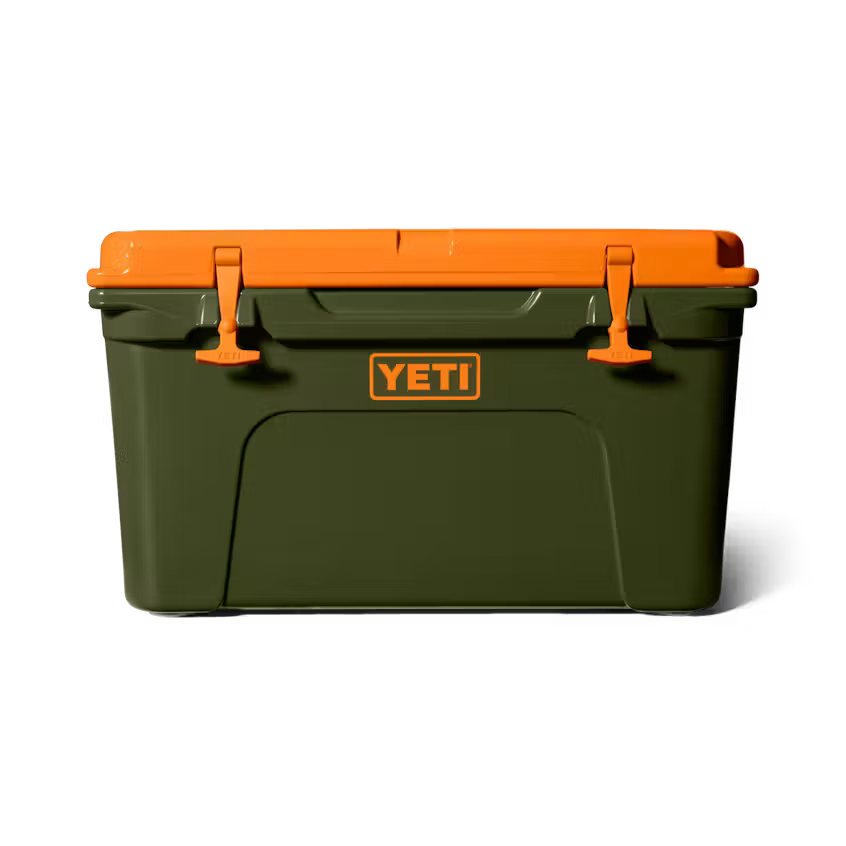 HIELERA YETI RIGIDA TUNDRA 45 OLIVE/KING CRAB ORANGE | Yeti Market