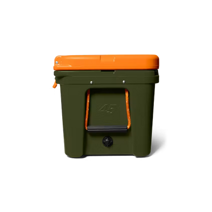 HIELERA YETI RIGIDA TUNDRA 45 OLIVE/KING CRAB ORANGE | Yeti Market