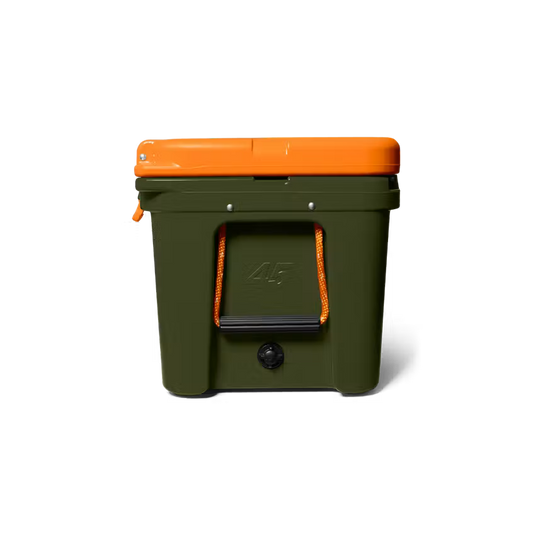 HIELERA YETI RIGIDA TUNDRA 45 OLIVE/KING CRAB ORANGE | Yeti Market