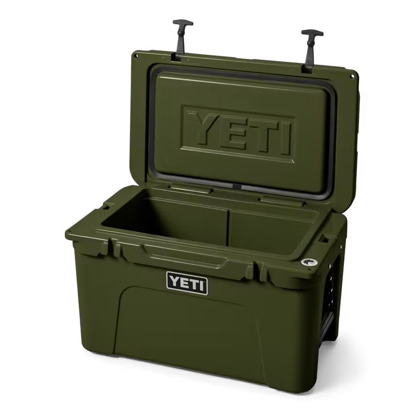 HIELERA RIGIDA YETI TUNDRA 45 HARD COOLER - OLIVE