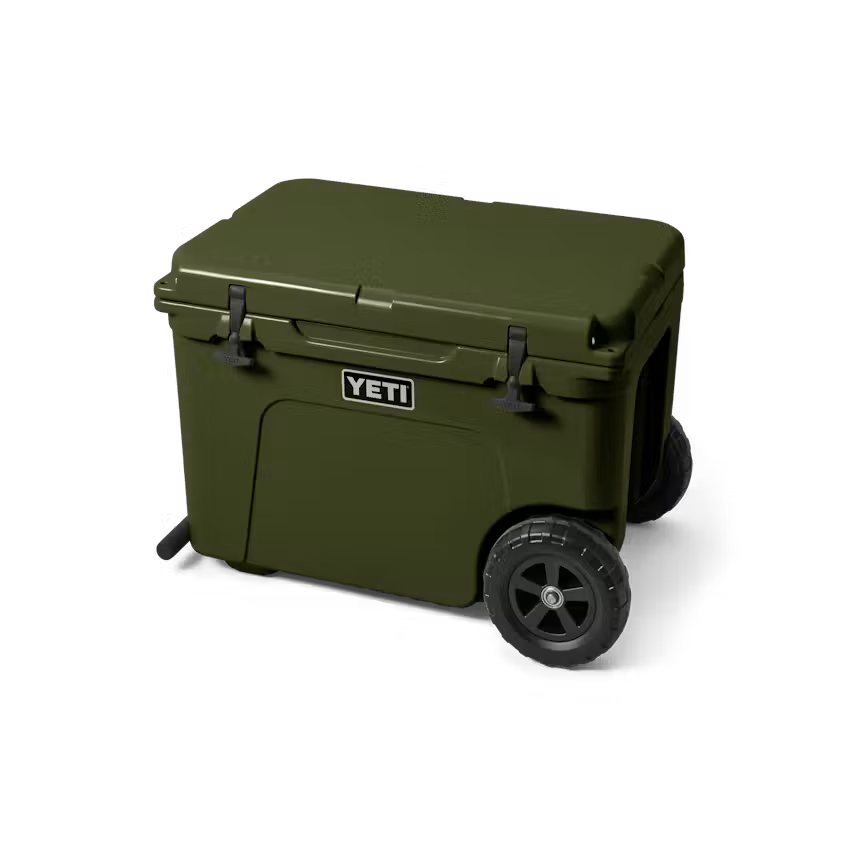 HIELERA RIGIDA YETI TUNDRA HAUL WHEELED HARD COOLER - OLIVE