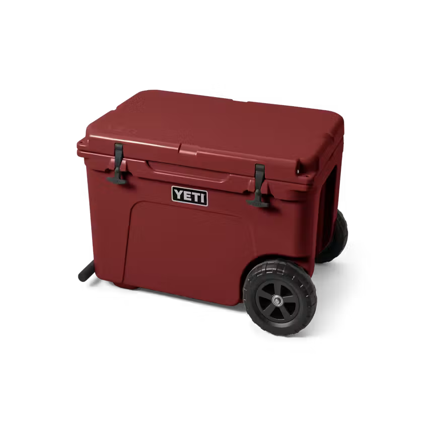 HIELERA RIGIDA YETI TUNDRA HAUL WHEELED COOLER - STAG RED